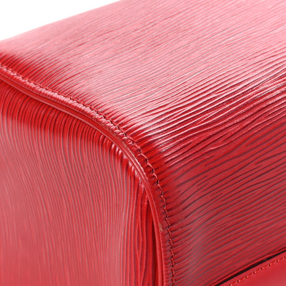 Louis Vuitton Epi Speedy 25 Castillan Red 9 of 13