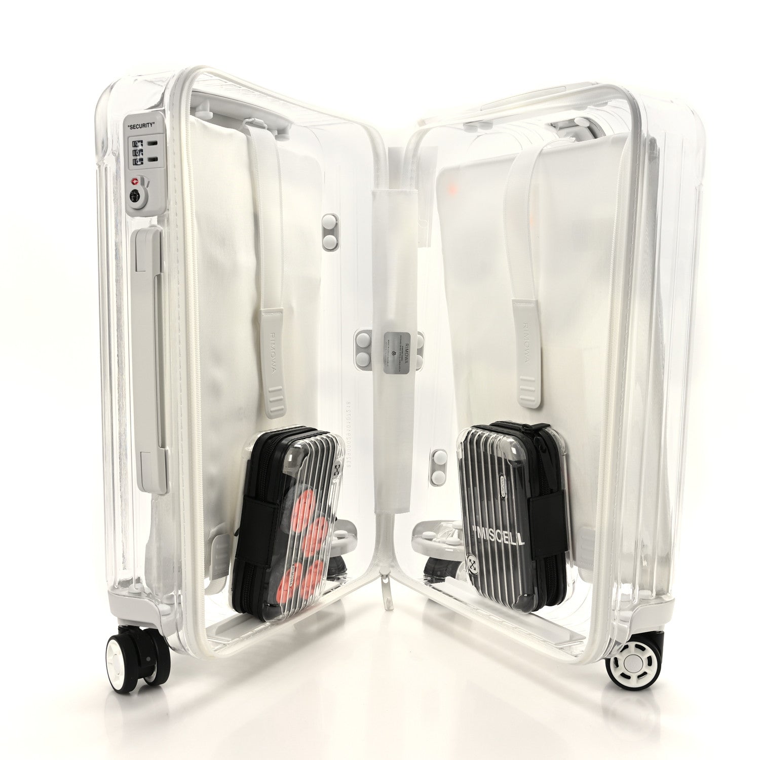 Rimowa OFF-WHITE X RIMOWA Polycarbonate Luggage Transparent 4 of 8