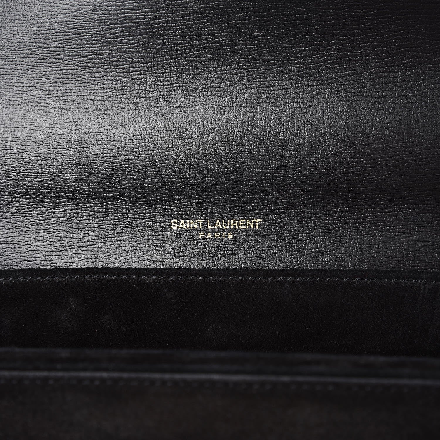 Saint Laurent Smooth Calfskin Suede Medium Bellechasse Black 6 of 7