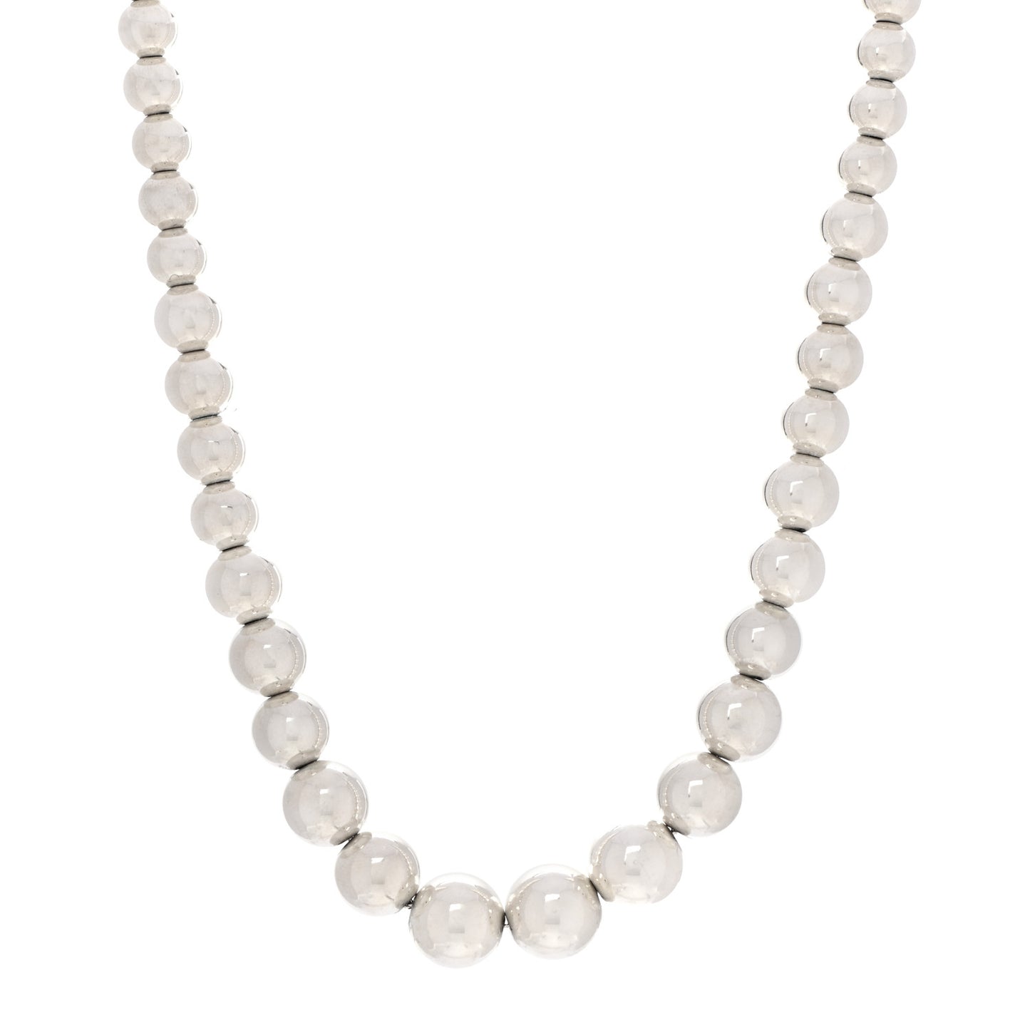 Sterling Silver HardWear Graduated Ball Necklace