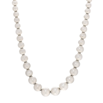 Tiffany Sterling Silver HardWear Graduated Ball Necklace 1 of 6