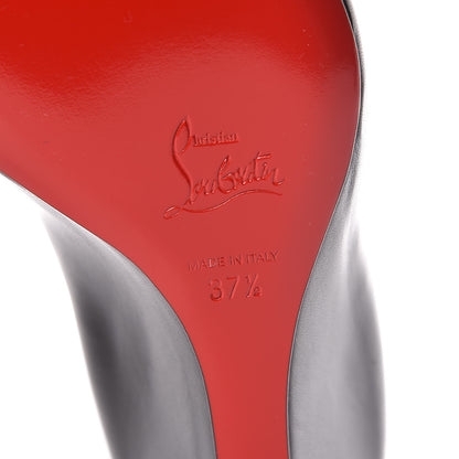Christian Louboutin Shiny Nappa Pipina 55 Wedges 37.5 Black 8 of 9