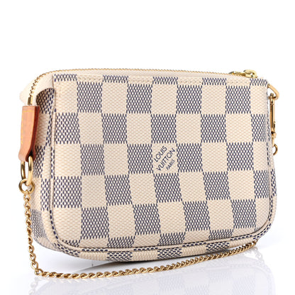 Louis Vuitton Damier Azur Mini Pochette Accessories 2 of 4