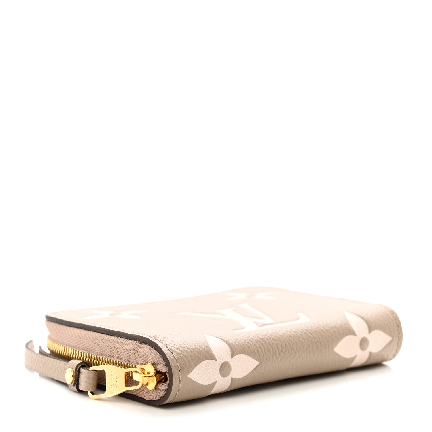 Louis Vuitton Empreinte Monogram Giant Zippy Coin Purse Tourterelle Creme 4 of 7