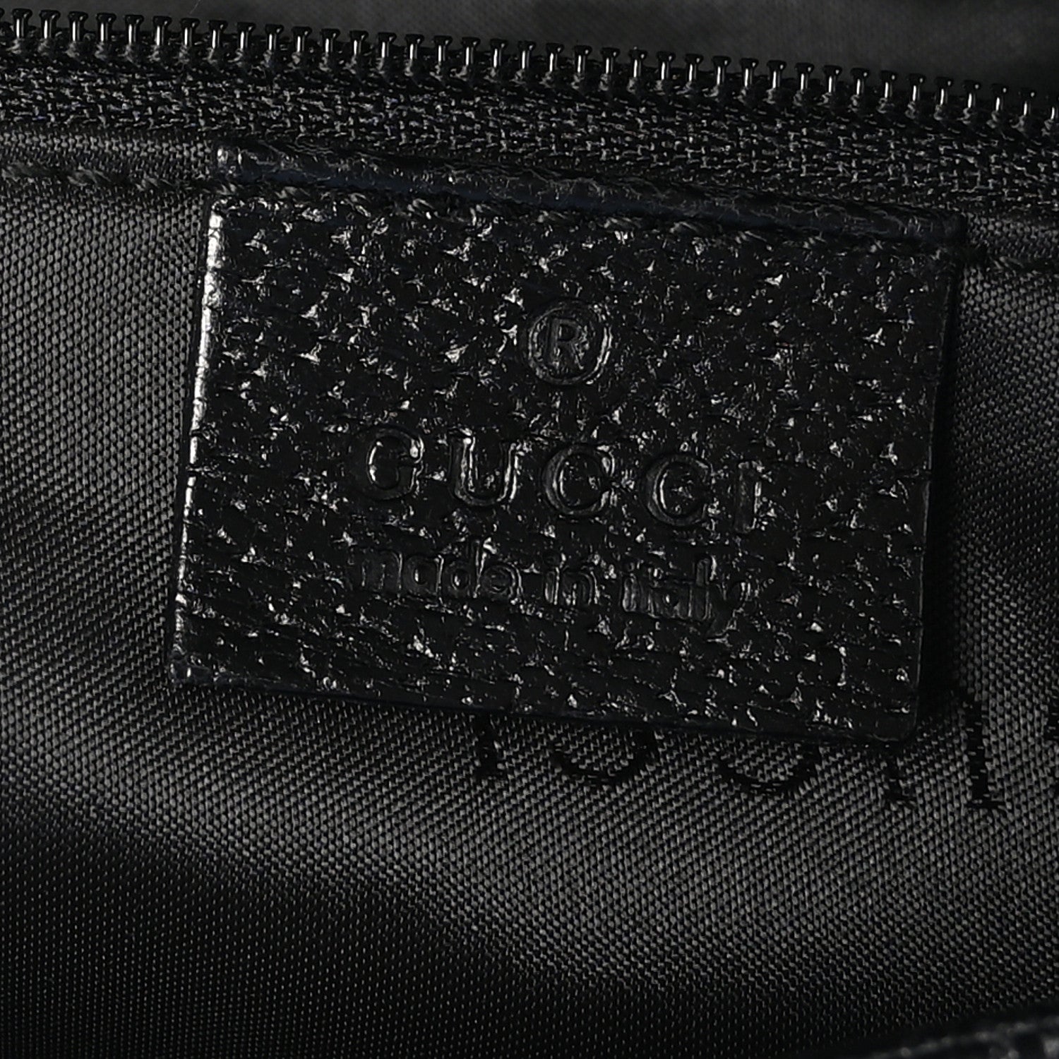Gucci Canvas Textured Dollar Calfskin Small Jackie O Hobo Black 6 of 10