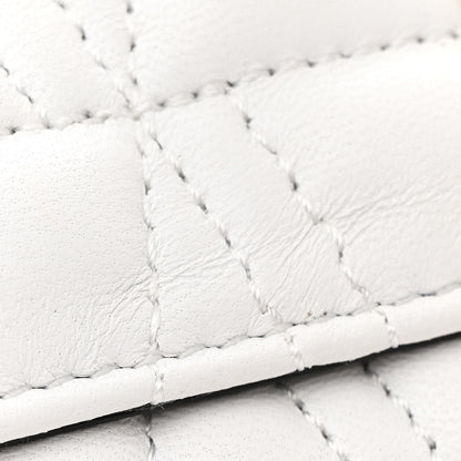 Versace Nappa Quilted Virtus Bag White 10 of 10