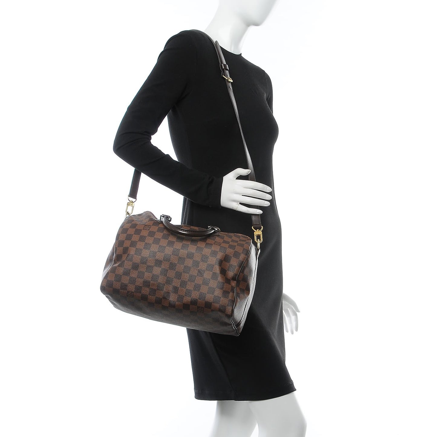 Damier Ebene Speedy Bandouliere 30