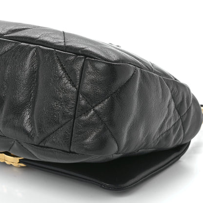 Chanel Goatskin Quilted Medium Chanel 19 Flap Black 11 of 11