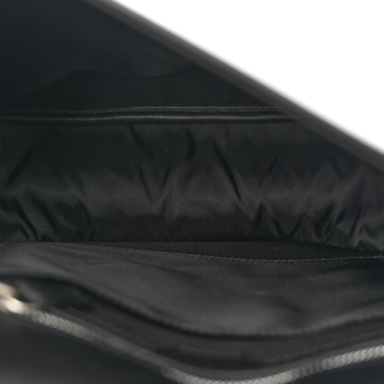 Versace Calfskin Small Biker Chain Satchel Black 5 of 12