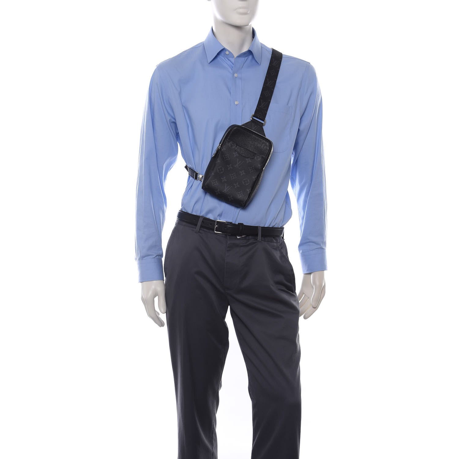 Louis Vuitton Taigarama Outdoor Slingbag Black 2 of 10
