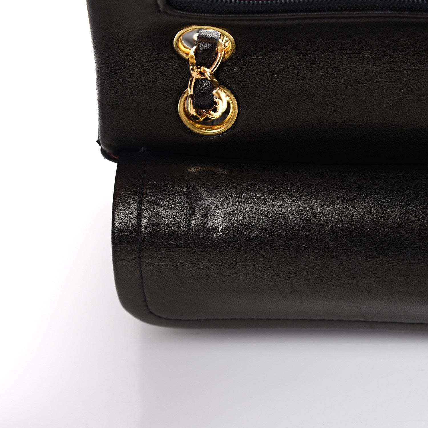 Chanel Lambskin Quilted Small Double Flap Black 11 of 20