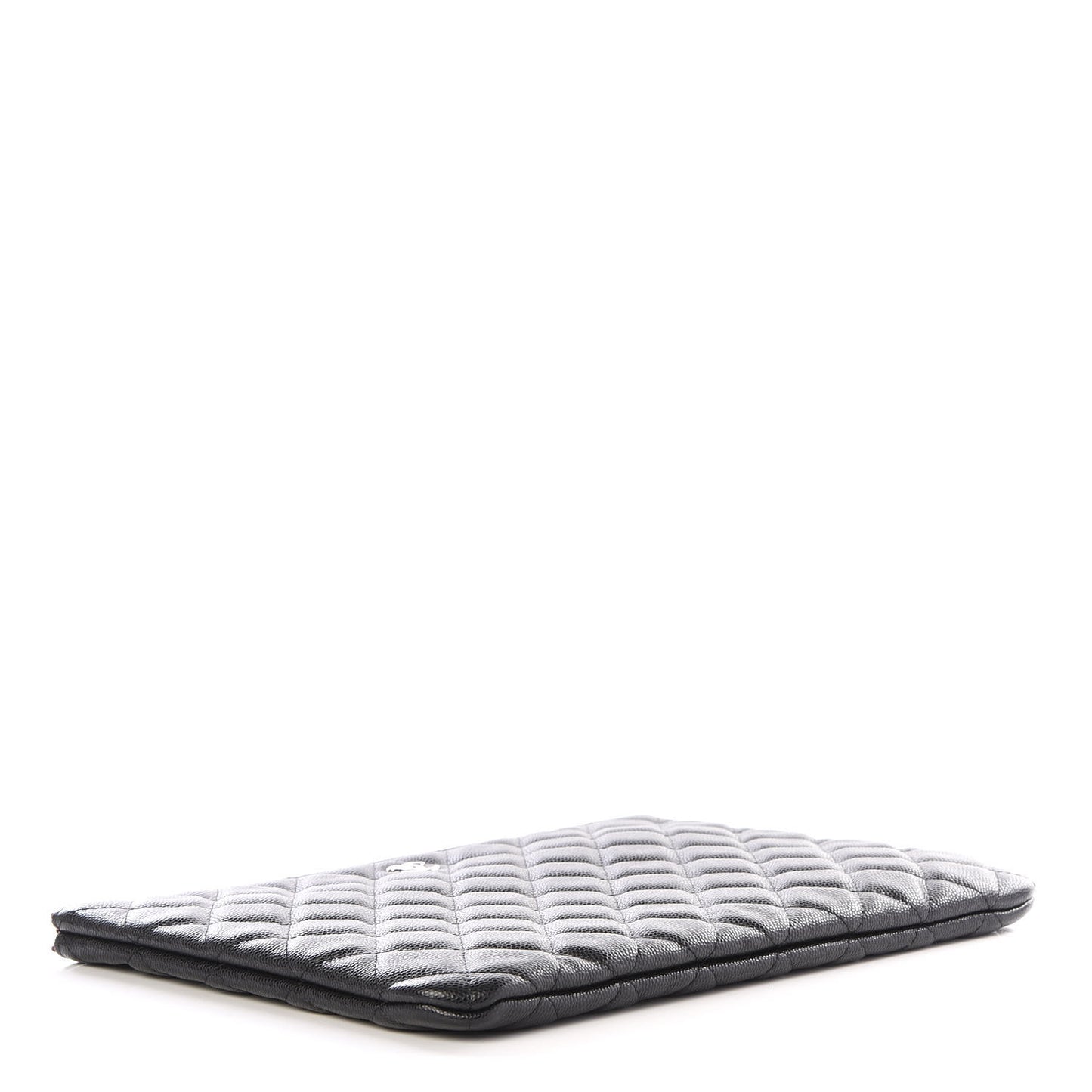 Caviar Quilted Medium Cosmetic Case Black