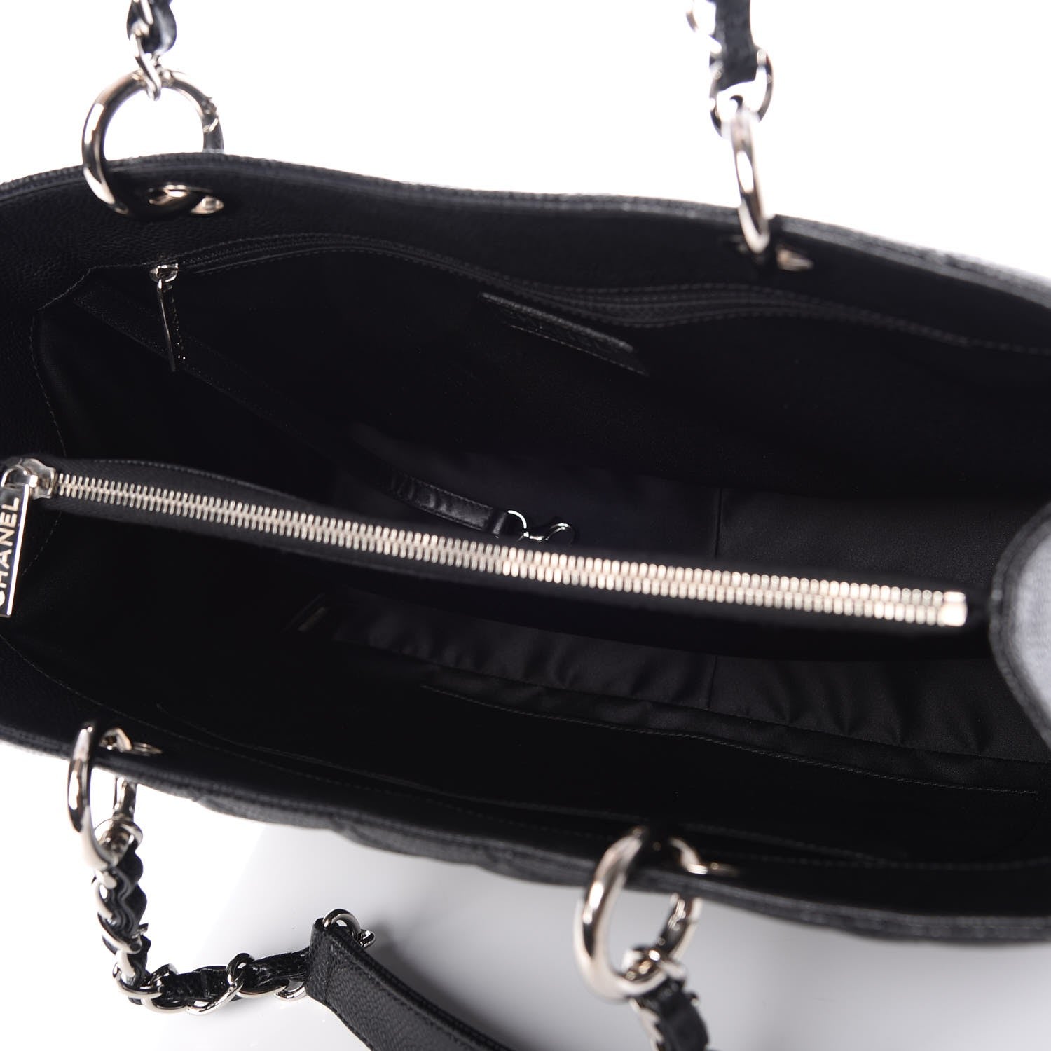 Chanel Caviar Quilted Grand Shopping Tote GST Black 5 of 10