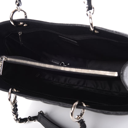Chanel Caviar Quilted Grand Shopping Tote GST Black 5 of 10