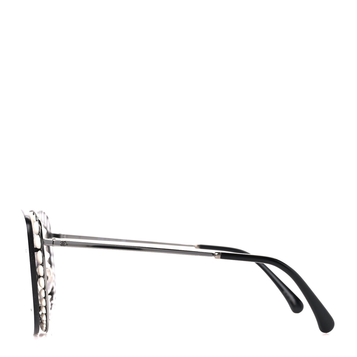 Acetate Metal Pearl Butterfly Sunglasses 4236-H Grey