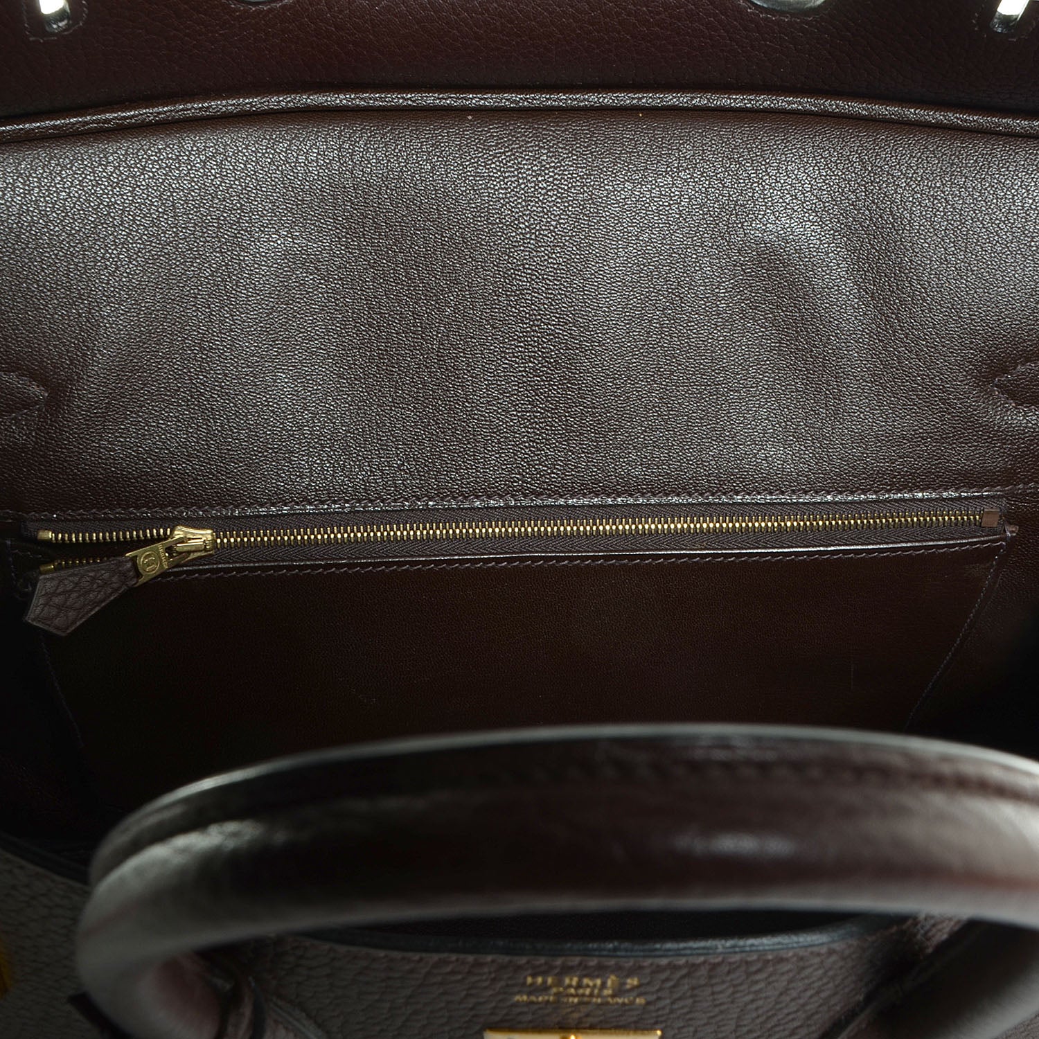 Hermes Togo Birkin 35 Chocolate 15 of 20