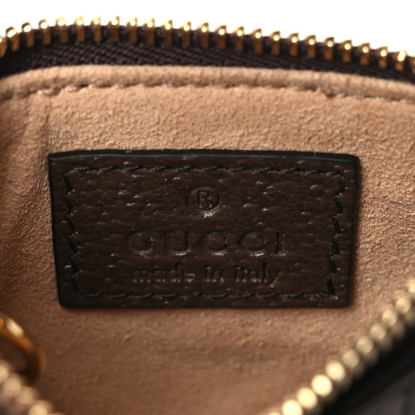 GG Supreme Monogram Web Ophidia Key Case Beige New Acero