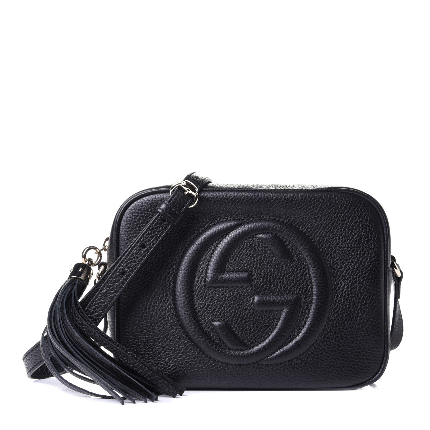 Gucci Pebbled Calfskin Small Soho Disco Bag Black 1 of 4