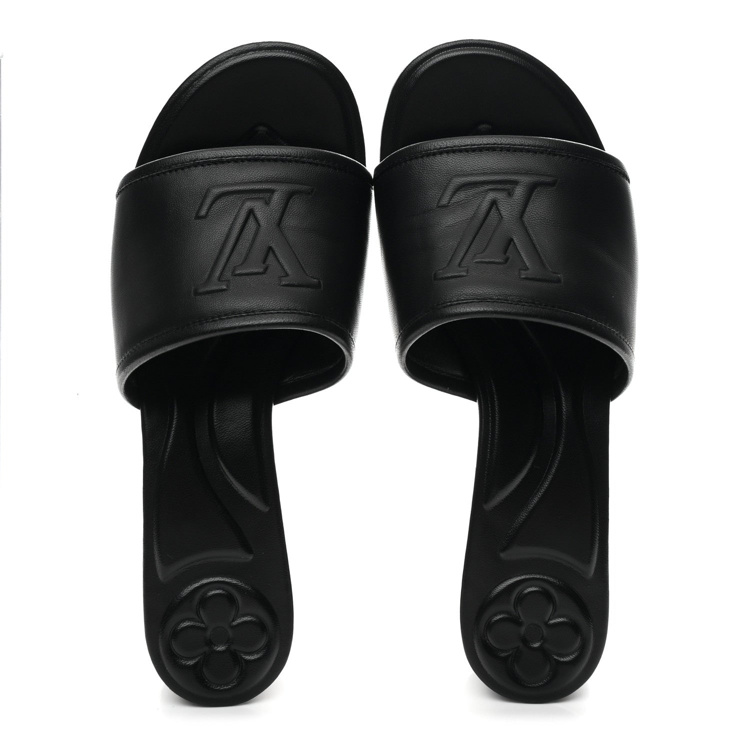 Louis Vuitton Lambskin Magnetic Mules 35 Black 2 of 10