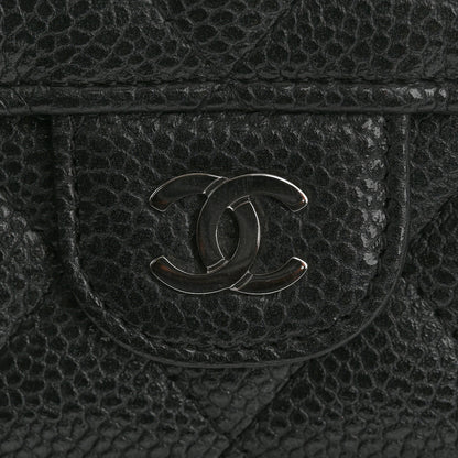 Chanel Caviar Quilted Travel Wallet Black 10 of 11