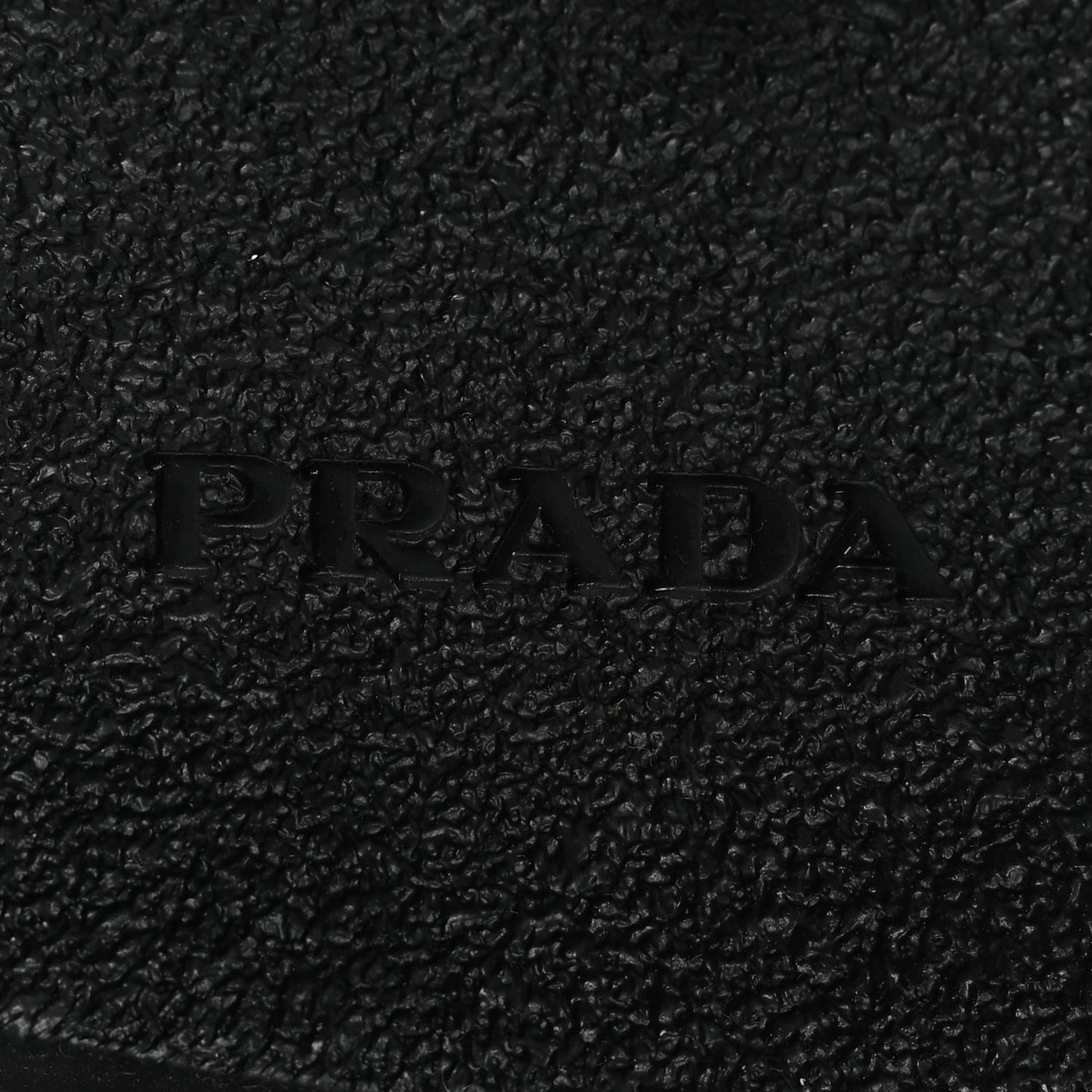 Vitello Lux Nylon Metal Triangle Logo Monolith Pouch Pocket 55mm Tall Combat Boots 38.5 Black