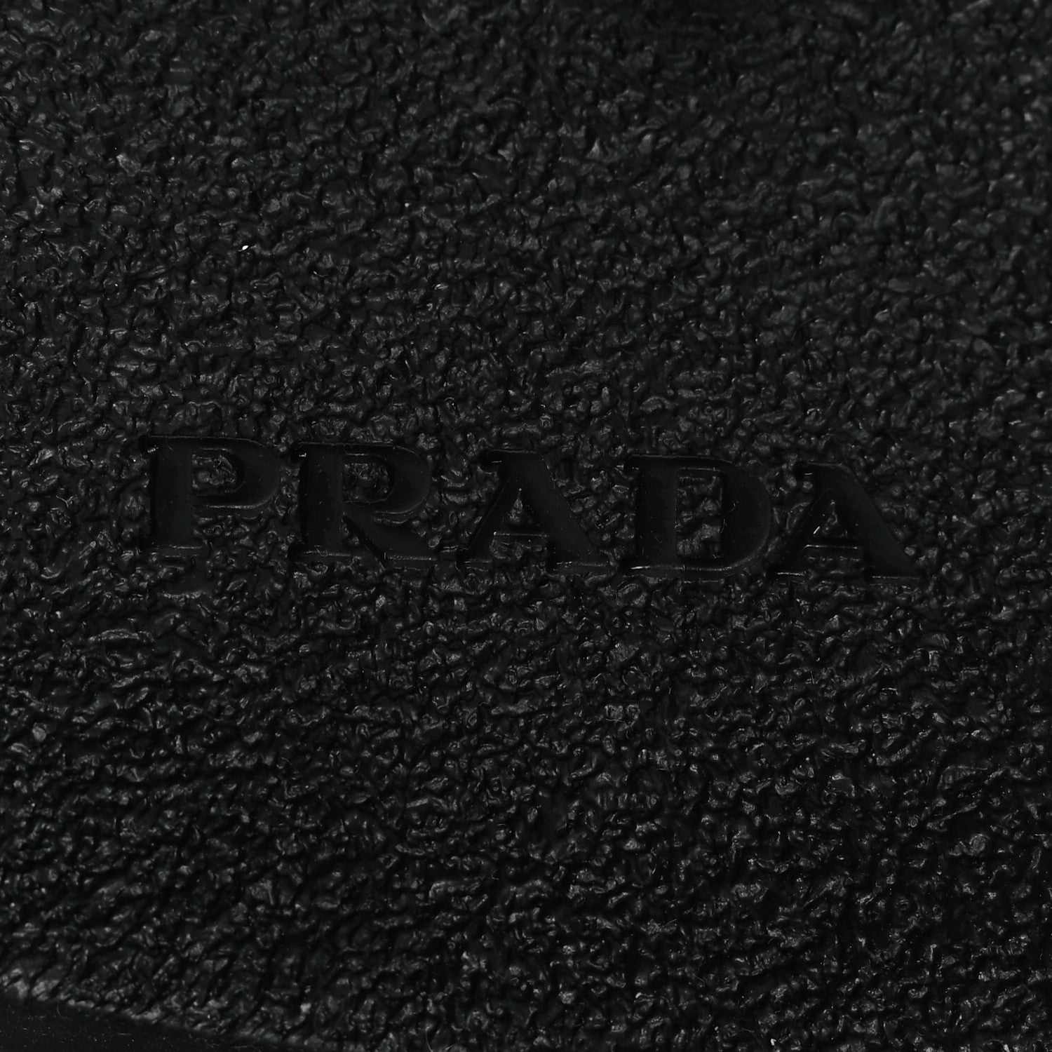 Prada Vitello Lux Nylon Metal Triangle Logo Monolith Pouch Pocket 55mm Tall Combat Boots 38.5 Black 8 of 12