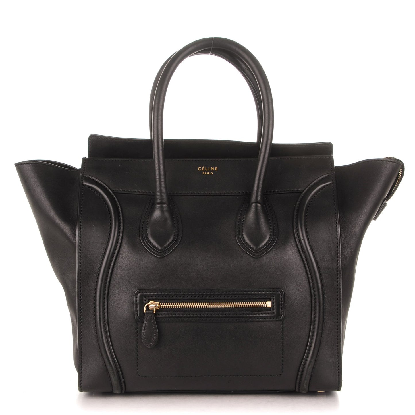 Smooth Calfskin Mini Luggage Black