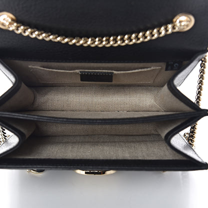 Gucci Dollar Calfskin Small Interlocking G Shoulder Bag Black 5 of 10
