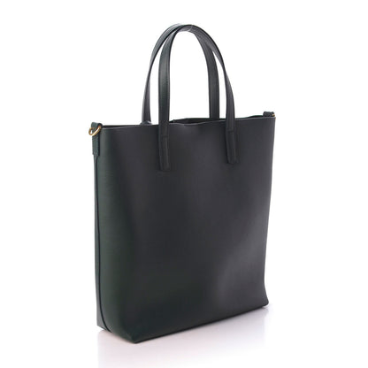 Saint Laurent Calfskin Toy Shopping Tote Dark Green 3 of 9
