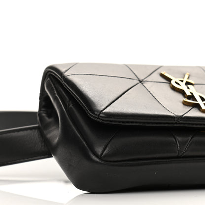 Saint Laurent Lambskin Monogram Jamie Belt Bag Black 10 of 11