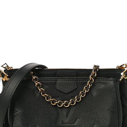 Louis Vuitton Empreinte Monogram Giant Multi Pochette Accessories Black 10 of 16