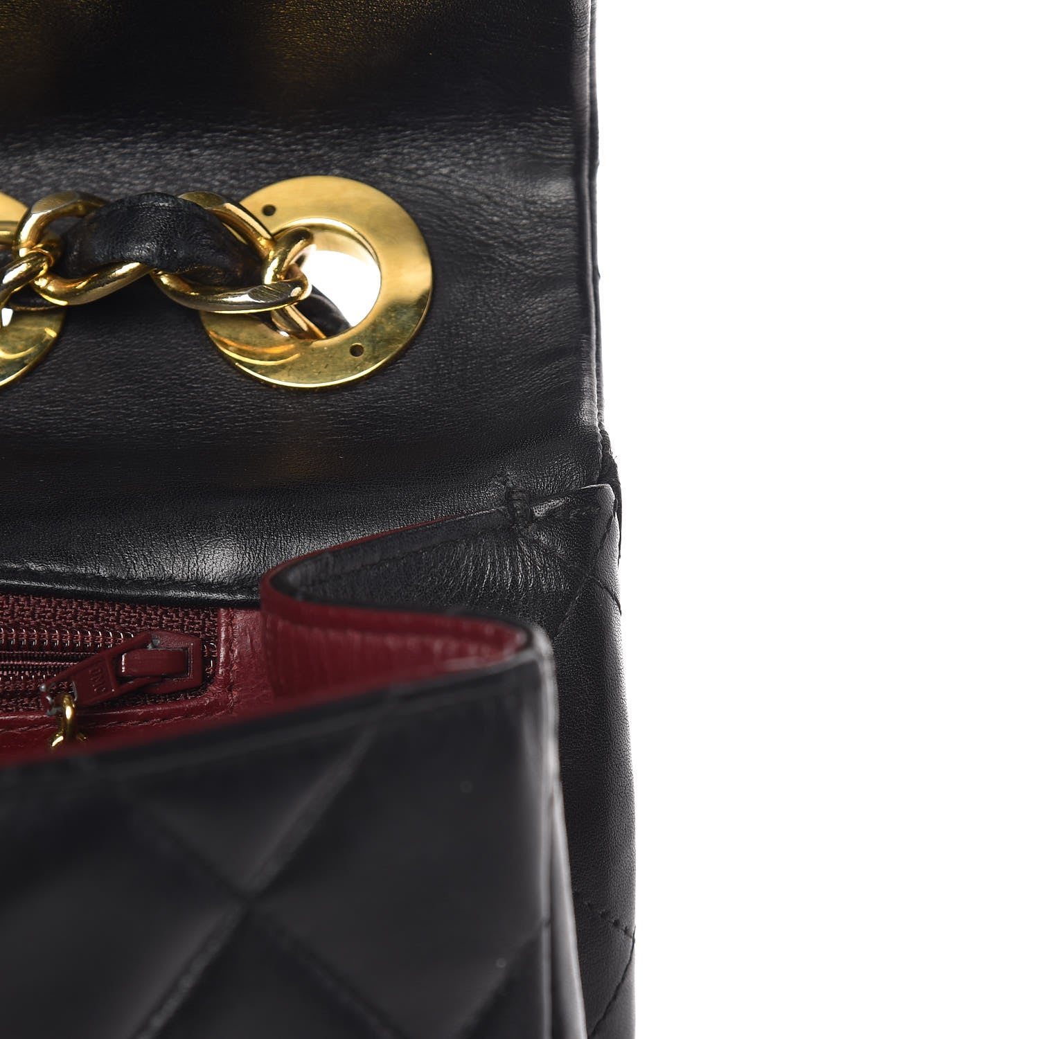 Chanel Lambskin Quilted XL Jumbo Single Flap Black 10 of 15