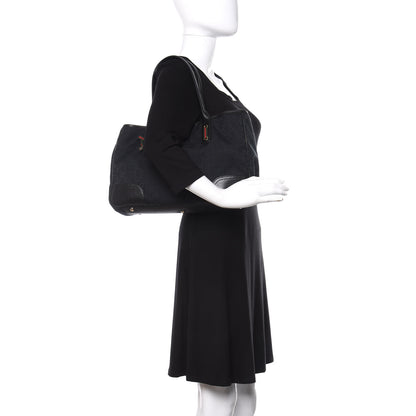 Gucci Monogram Medium Princy Tote Black 2 of 10
