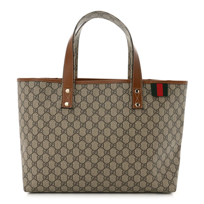 Gucci GG Plus Monogram Medium Signature Web Loop Tote Light Brown 1 of 9