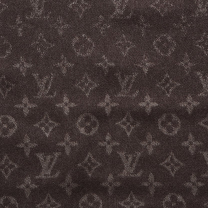 Louis Vuitton Cashmere Wool Monogram Gradient Scarf Brown 3 of 5