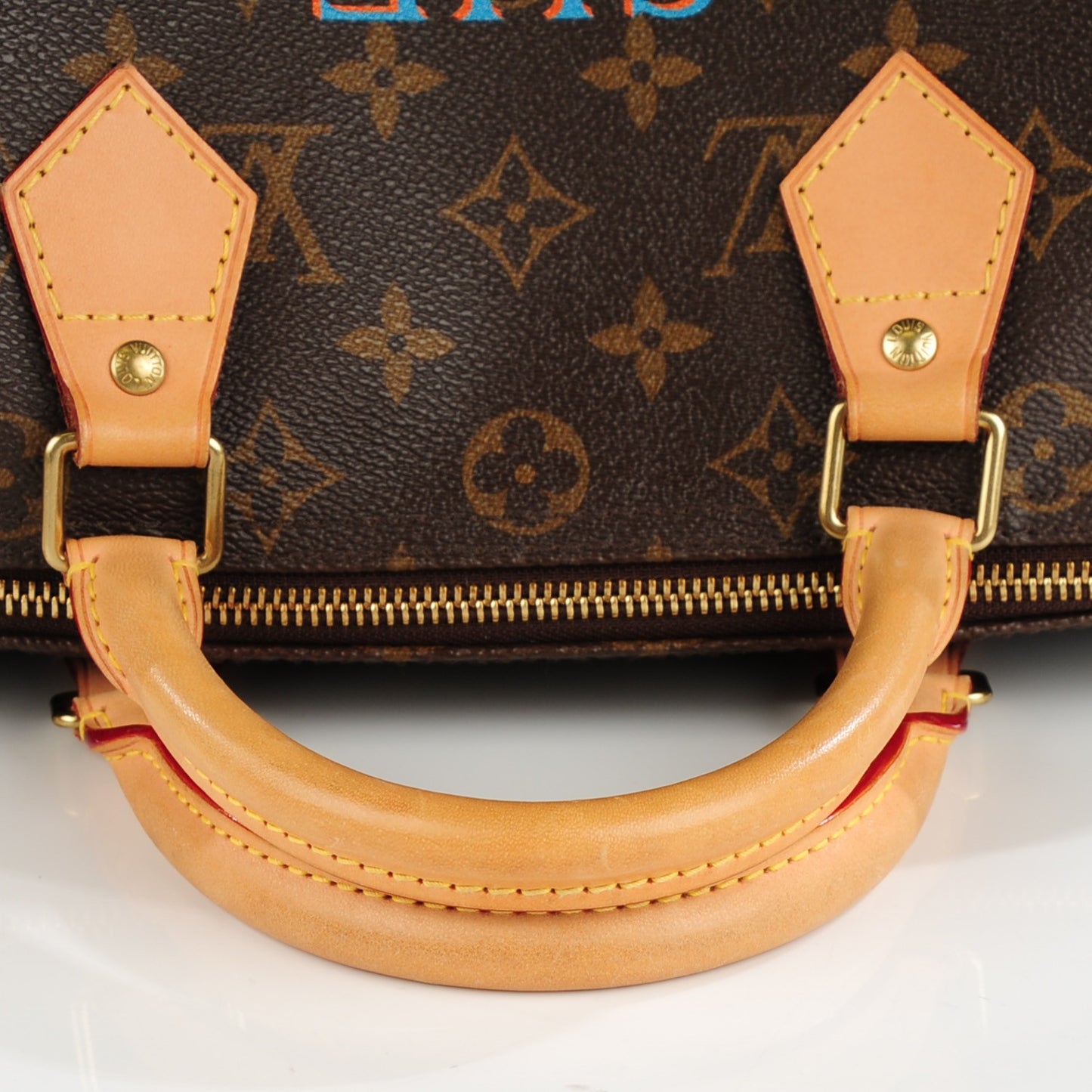 Monogram My LV Heritage Speedy 30 Blue Orange
