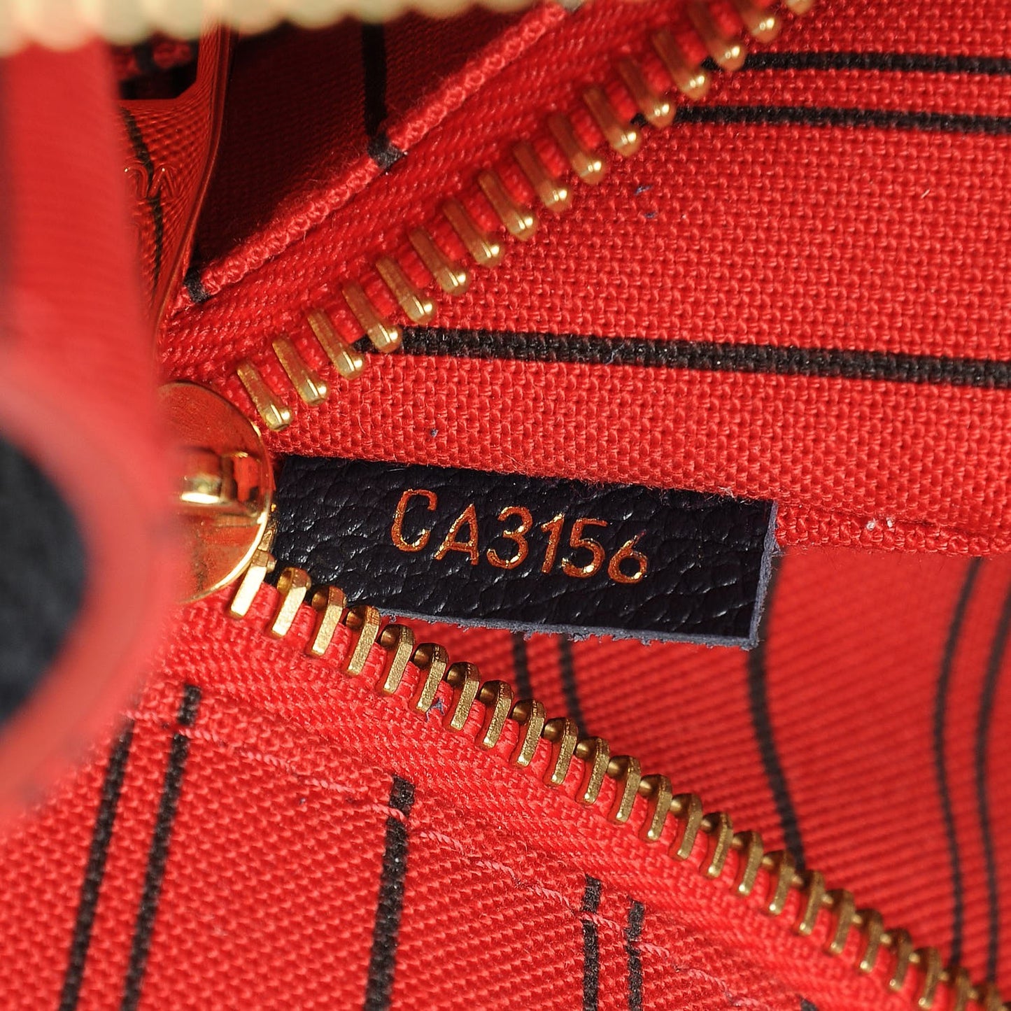 Empreinte Pont Neuf MM Marine Rouge