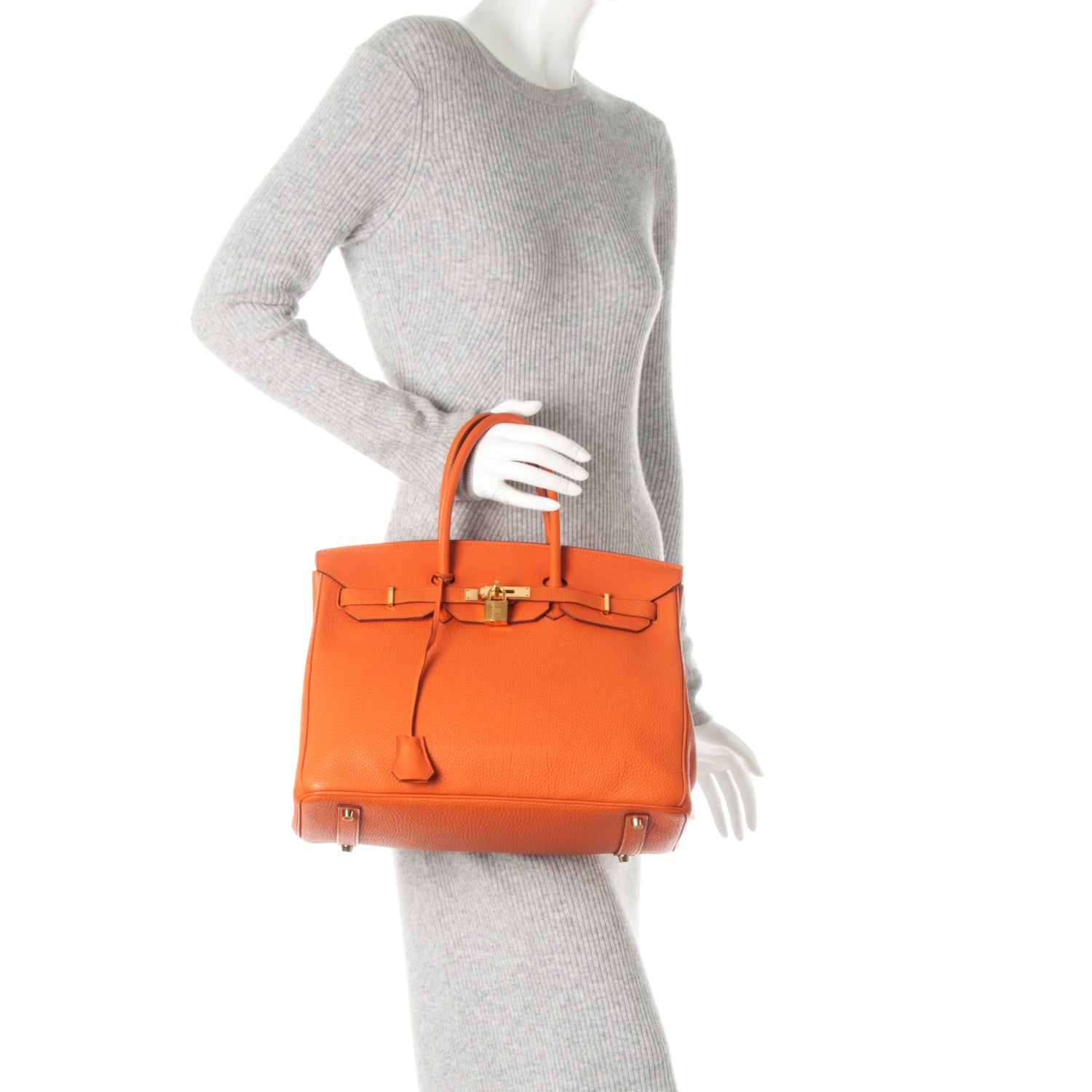 Hermes Togo Birkin 35 Orange 2 of 24