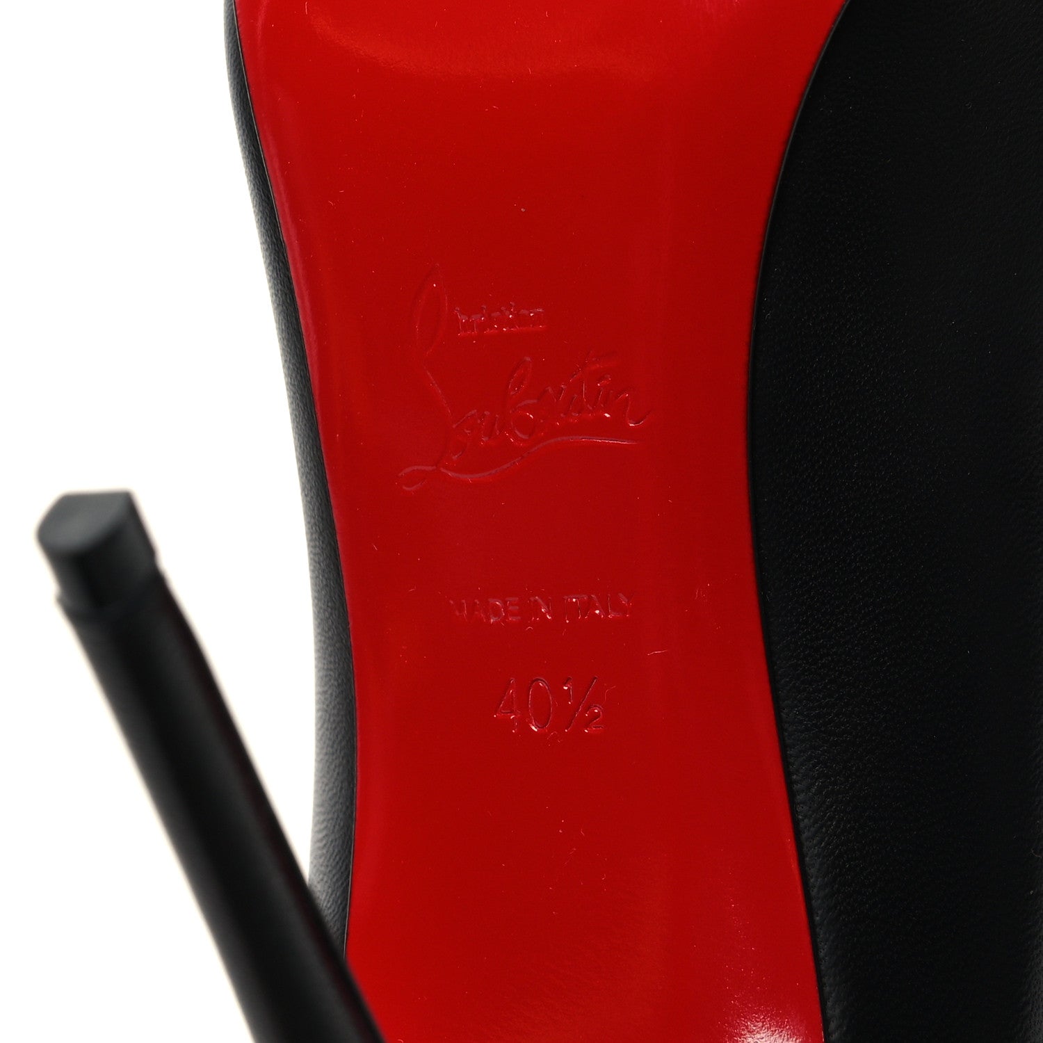 Christian Louboutin Shiny Nappa Kate 100 Pumps 40.5 Black 6 of 7