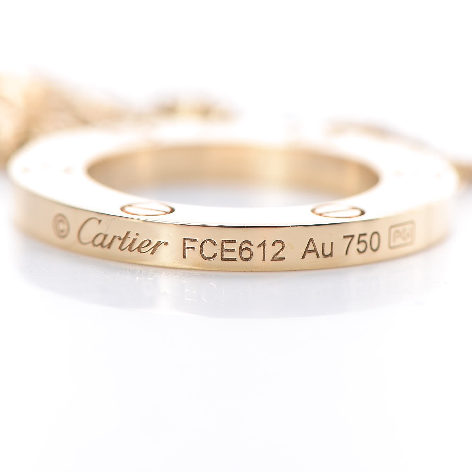Cartier 18K Yellow Gold LOVE Pendant Necklace 5 of 5