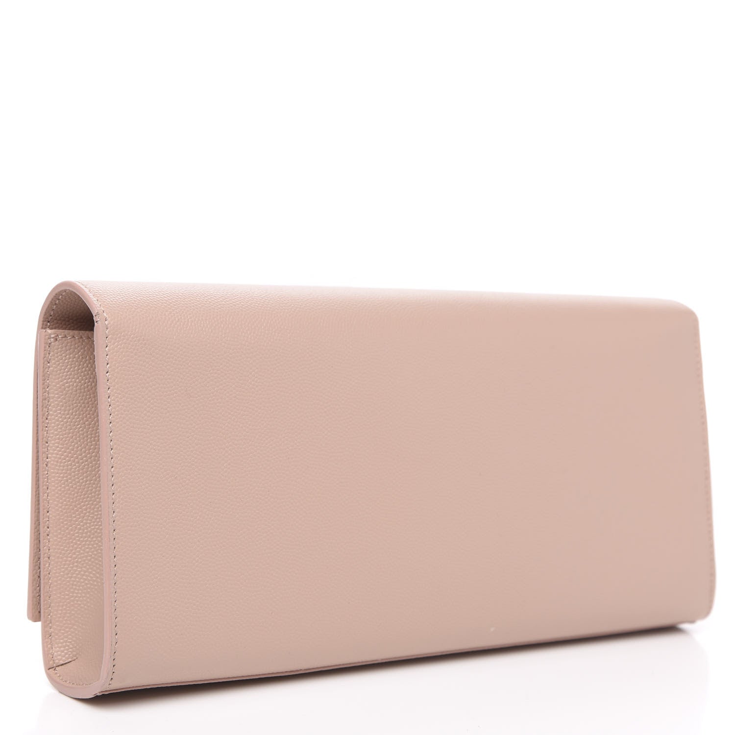 Saint Laurent Grain De Poudre Classic Monogram Cassandre Clutch Blush 3 of 10