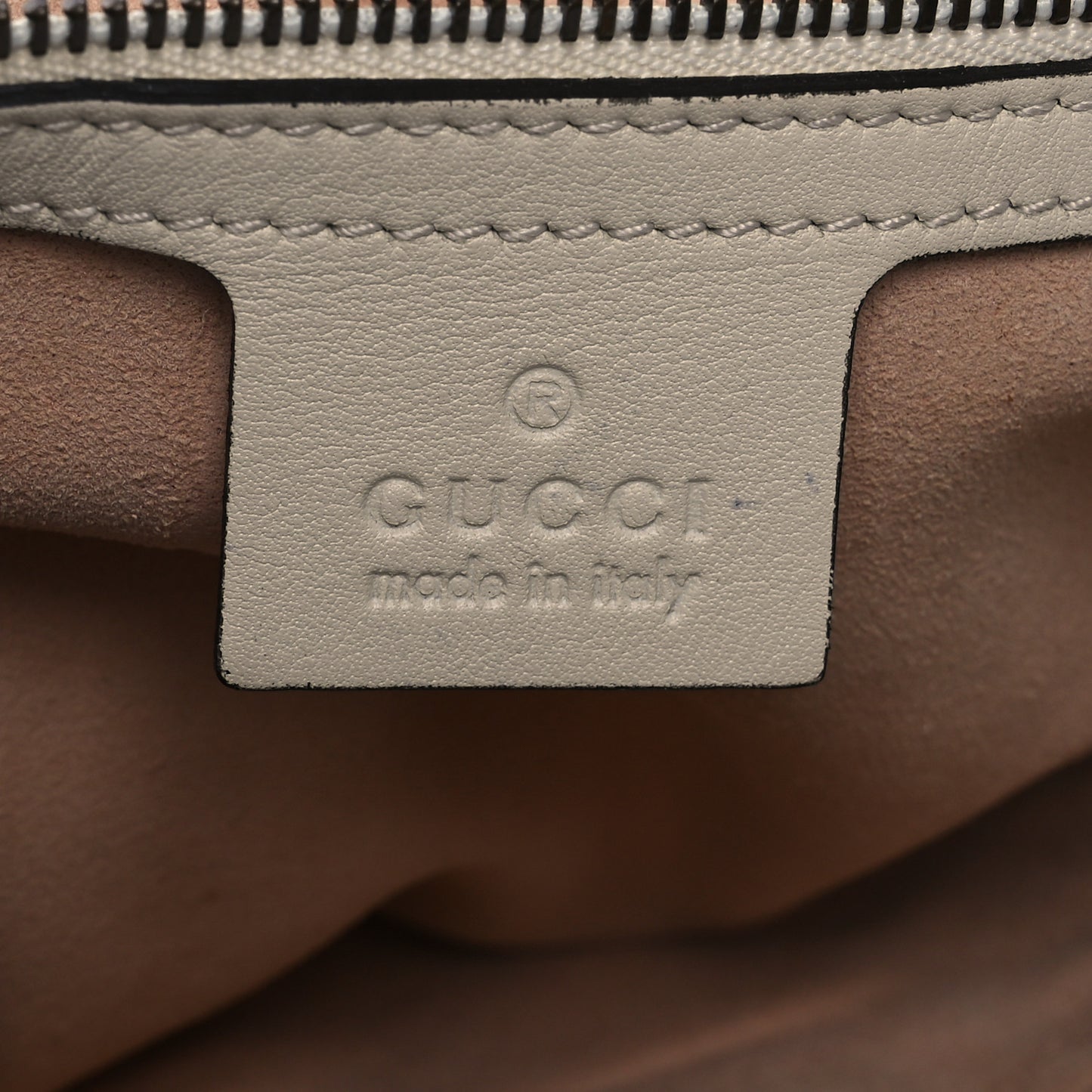 Calfskin Matelasse Studded Medium GG Marmont Shoulder Bag White