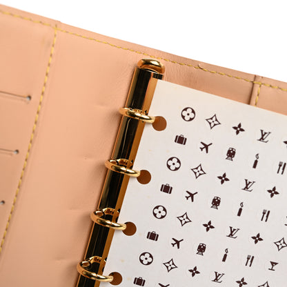 Louis Vuitton Monogram Multicolor Small Ring Agenda Cover Black 12 of 14