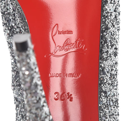 Christian Louboutin Glitter Very Prive 120 Pumps 36.5 Anthracite 7 of 7