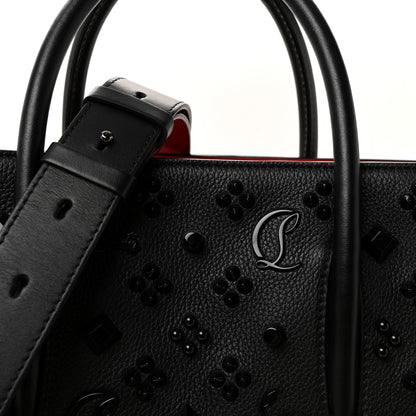Christian Louboutin Calfskin Spikes Loubinthesky Medium Paloma Black 8 of 10