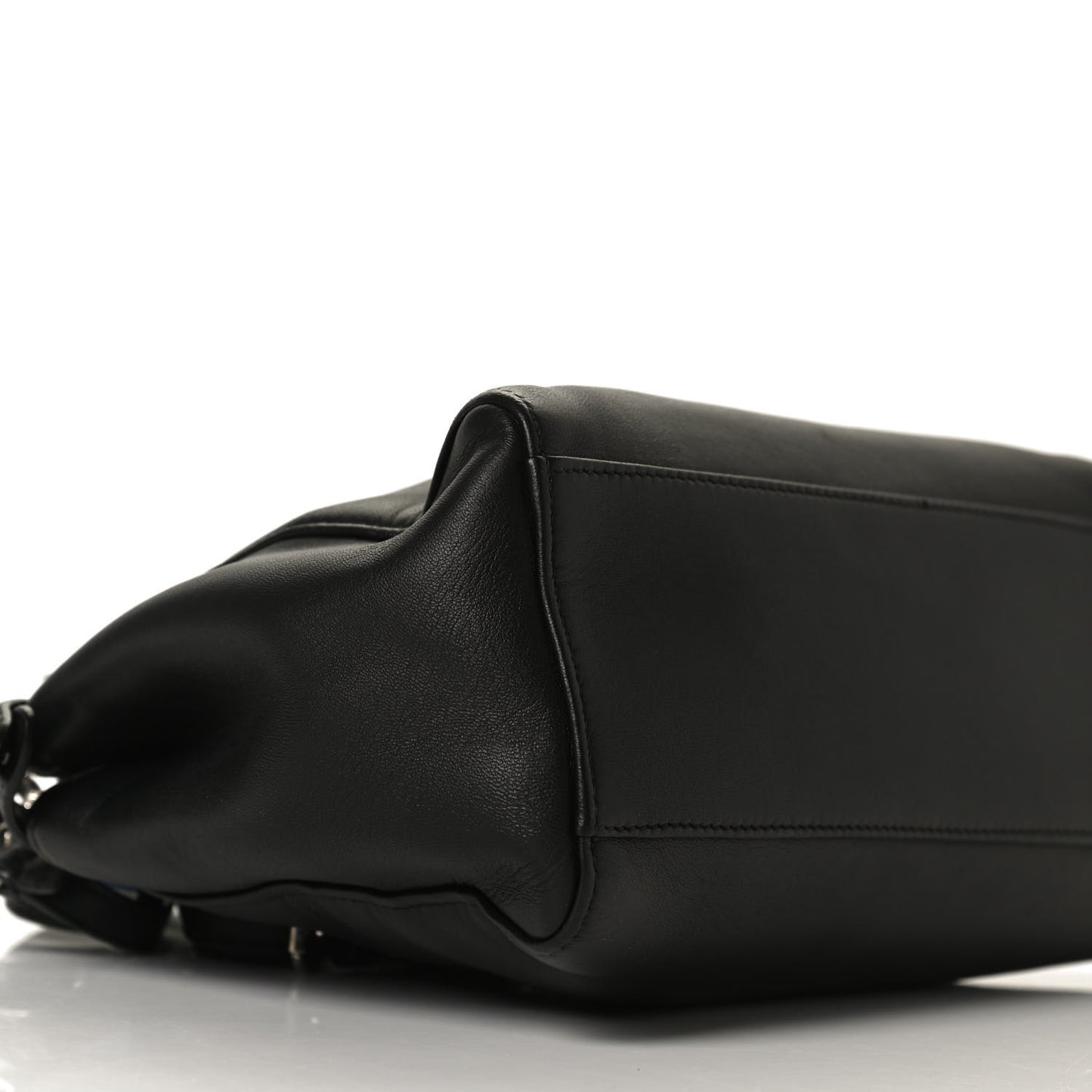 Nappa Studded Mini Peekaboo Iconic Satchel Black Multicolor