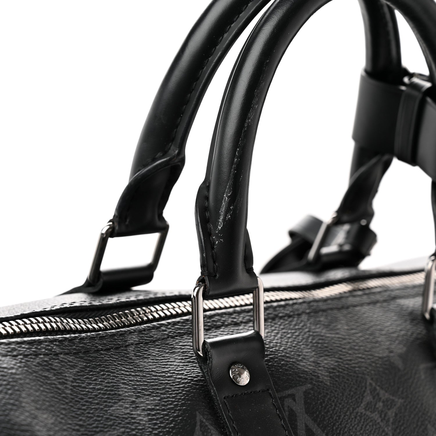 Louis Vuitton Monogram Eclipse Keepall Bandouliere 45 18 of 22