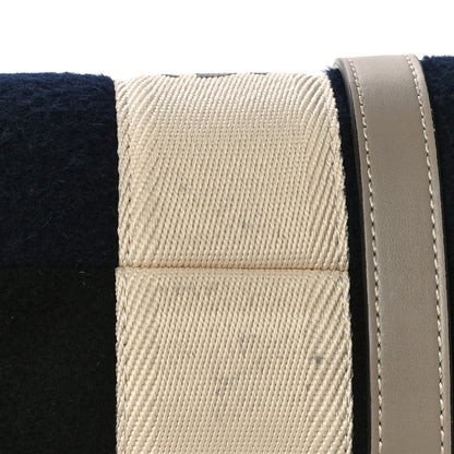 Chloe Felt Calfskin Medium Woody Ribbon Tote Navy 12 of 12