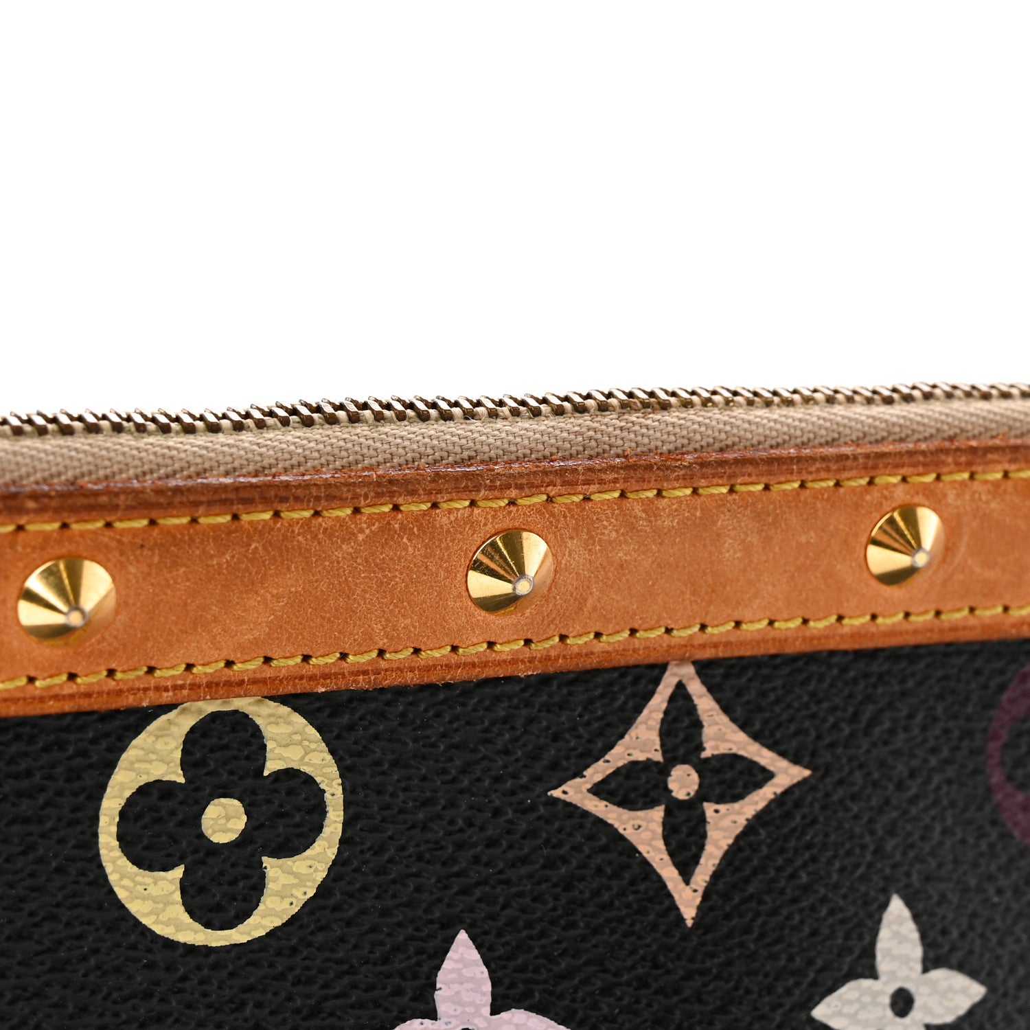 Louis Vuitton Monogram Multicolor Pochette Accessories Black 15 of 15