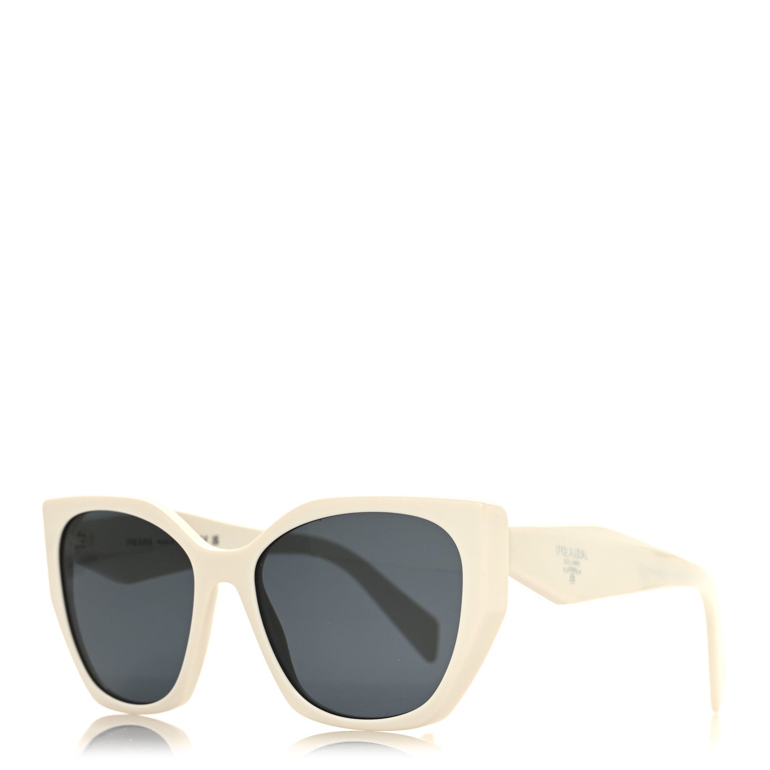 Prada Acetate Symbole Sunglasses SPR 19Z White 1 of 7
